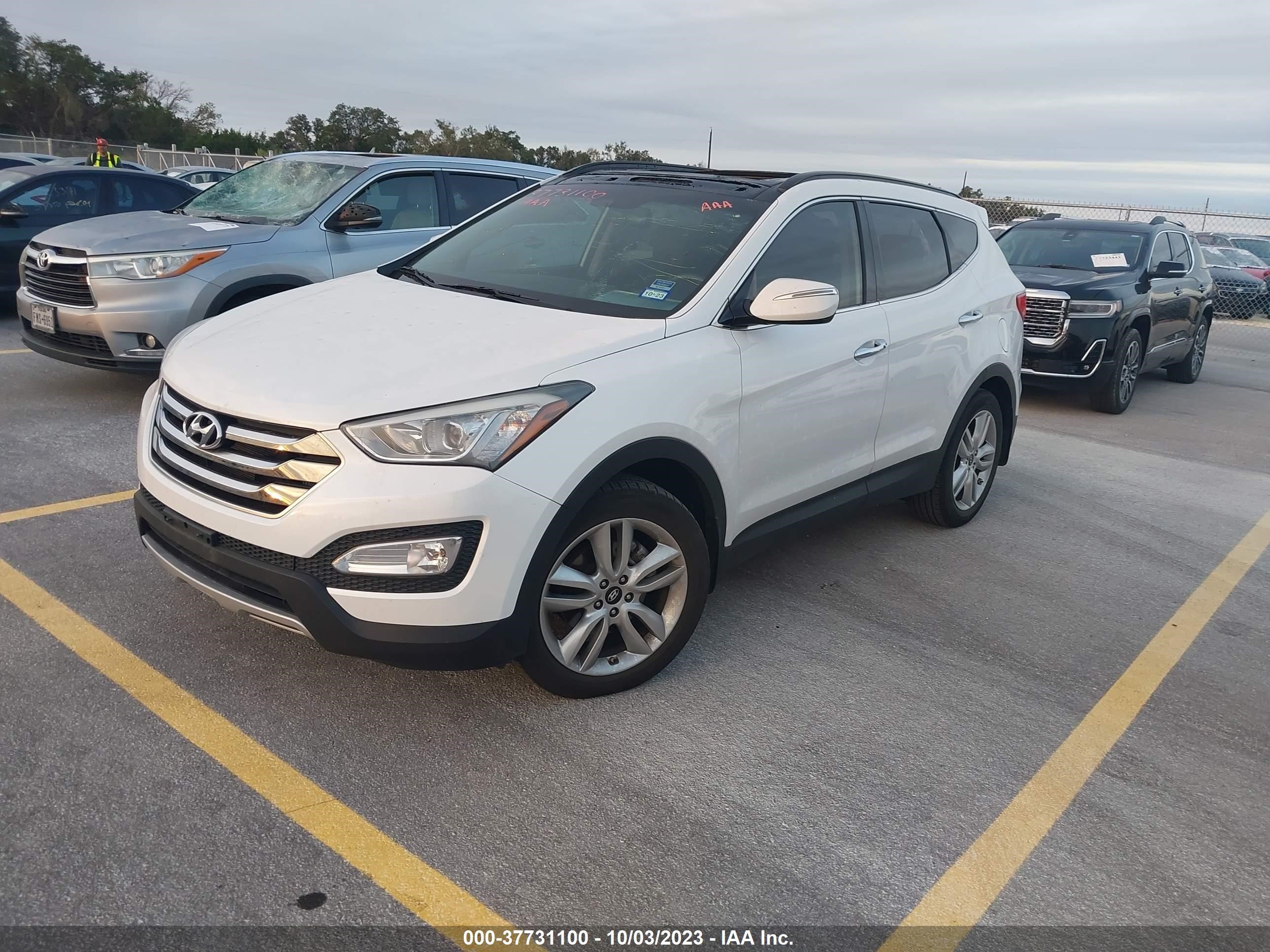 Photo 1 VIN: 5XYZW4LA1GG345754 - HYUNDAI SANTA FE 