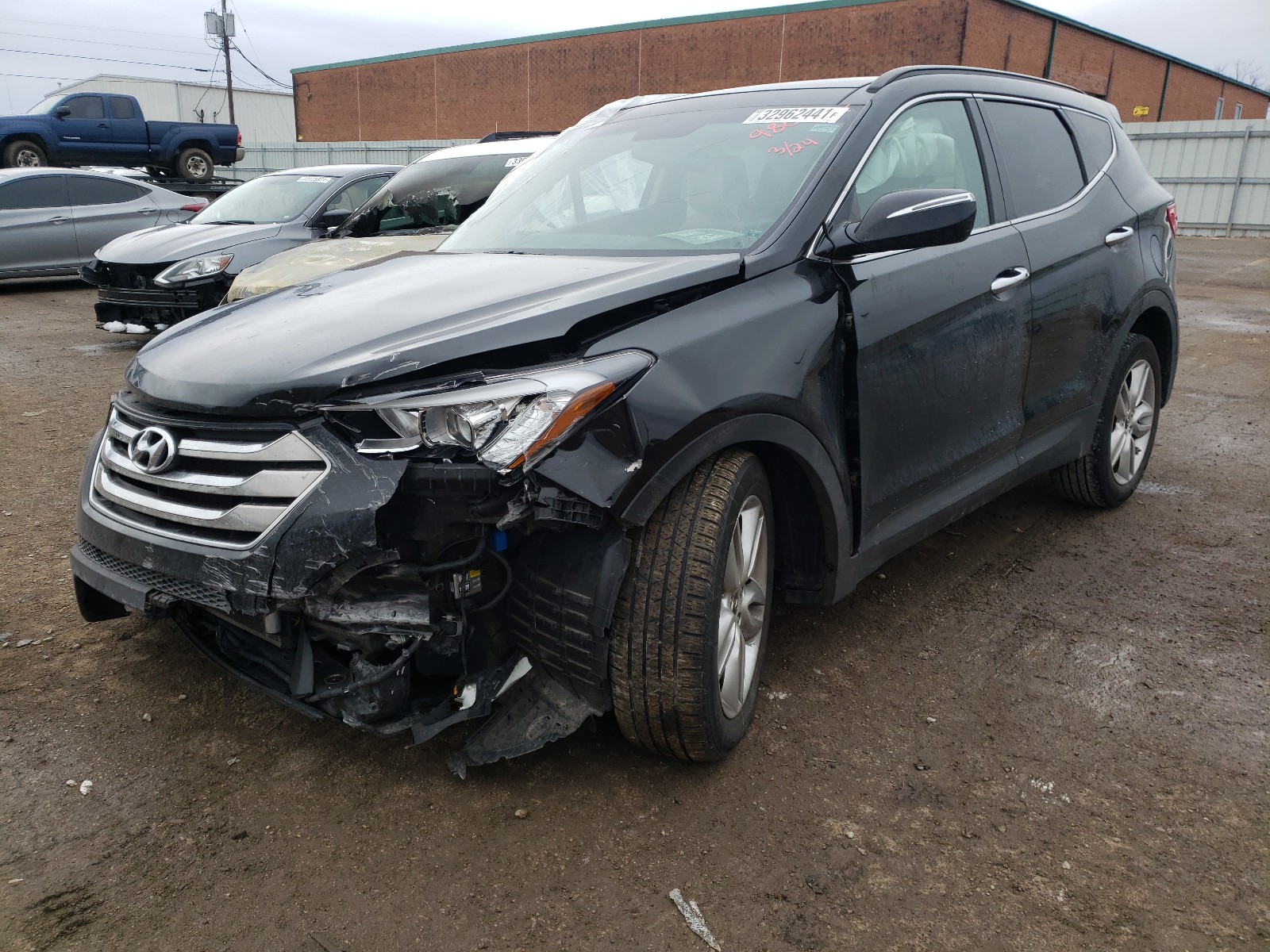 Photo 1 VIN: 5XYZWDLA4EG209888 - HYUNDAI SANTA FE S 