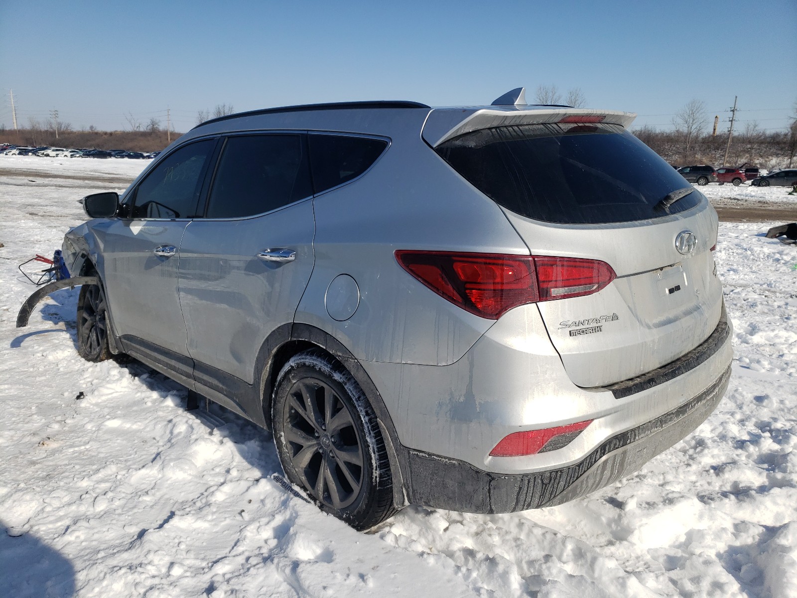 Photo 2 VIN: 5XYZWDLA8HG445349 - HYUNDAI SANTA FE S 