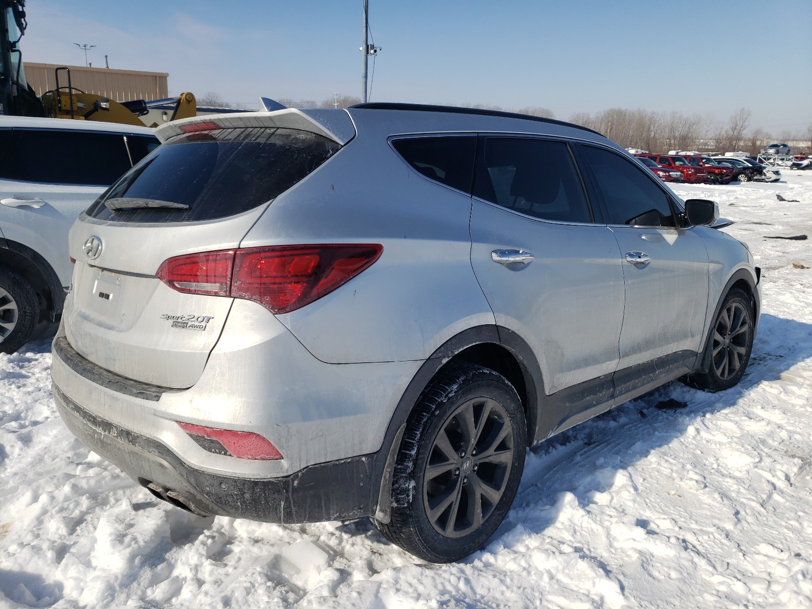 Photo 3 VIN: 5XYZWDLA8HG445349 - HYUNDAI SANTA FE S 