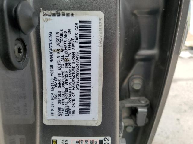 Photo 11 VIN: 5Y2SL63835Z470496 - PONTIAC VIBE 