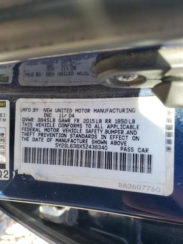 Photo 11 VIN: 5Y2SL638X5Z438340 - PONTIAC VIBE 