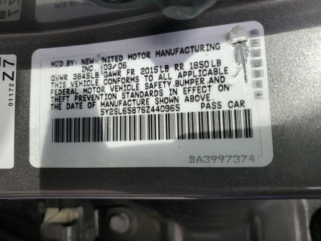 Photo 12 VIN: 5Y2SL65876Z440965 - PONTIAC VIBE 