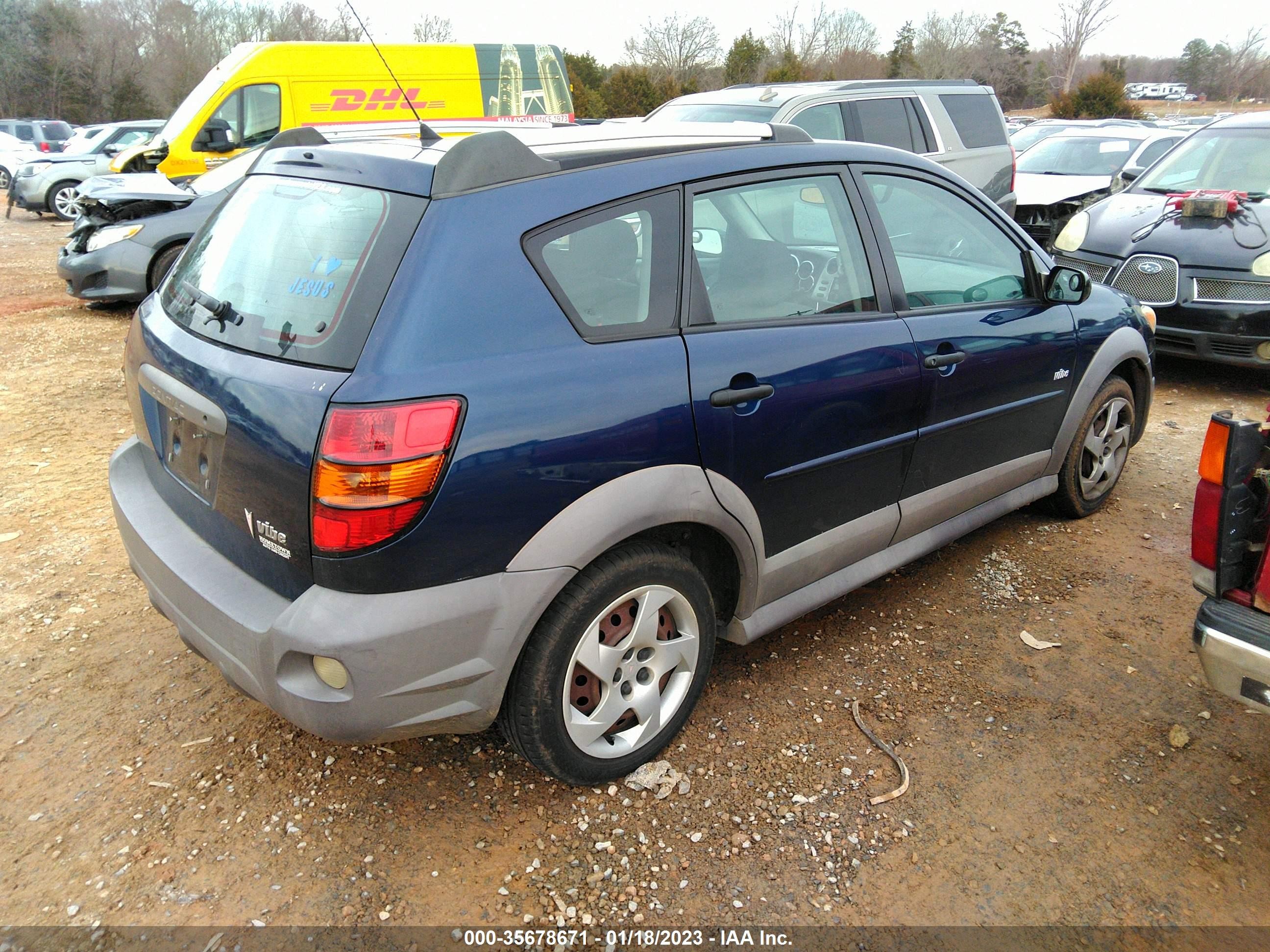 Photo 3 VIN: 5Y2SL65886Z463784 - PONTIAC VIBE 