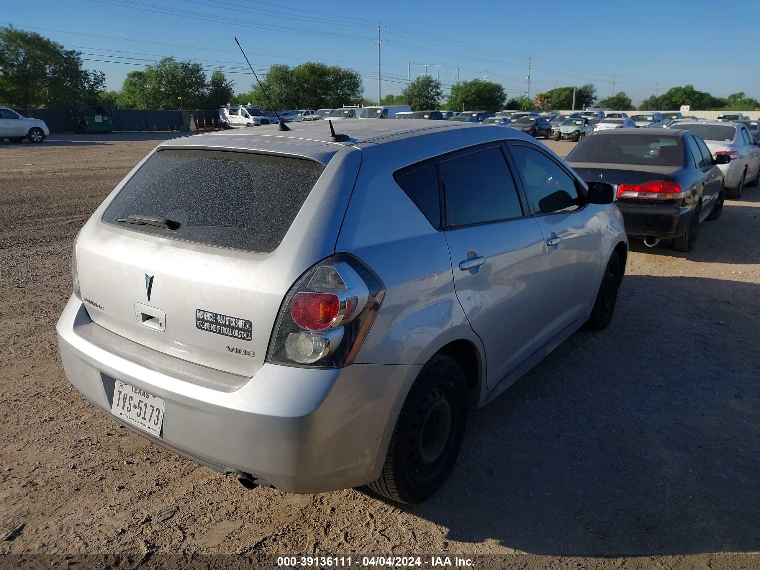 Photo 3 VIN: 5Y2SL67859Z430193 - PONTIAC VIBE 