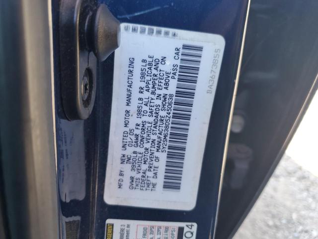 Photo 12 VIN: 5Y2SM63805Z450638 - PONTIAC VIBE 