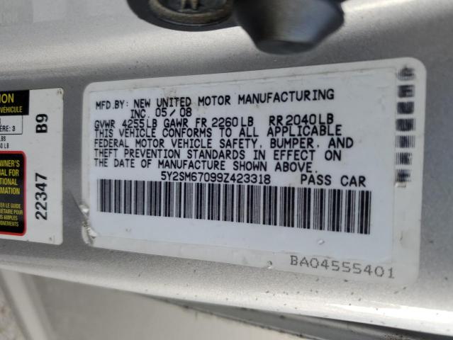 Photo 12 VIN: 5Y2SM67099Z423318 - PONTIAC VIBE 