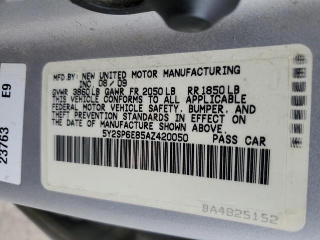 Photo 11 VIN: 5Y2SP6E85AZ420050 - PONTIAC VIBE 