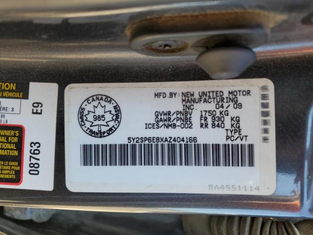 Photo 11 VIN: 5Y2SP6E8XAZ404166 - PONTIAC VIBE 