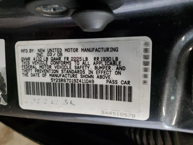 Photo 11 VIN: 5Y2SR67019Z411049 - PONTIAC VIBE GT 