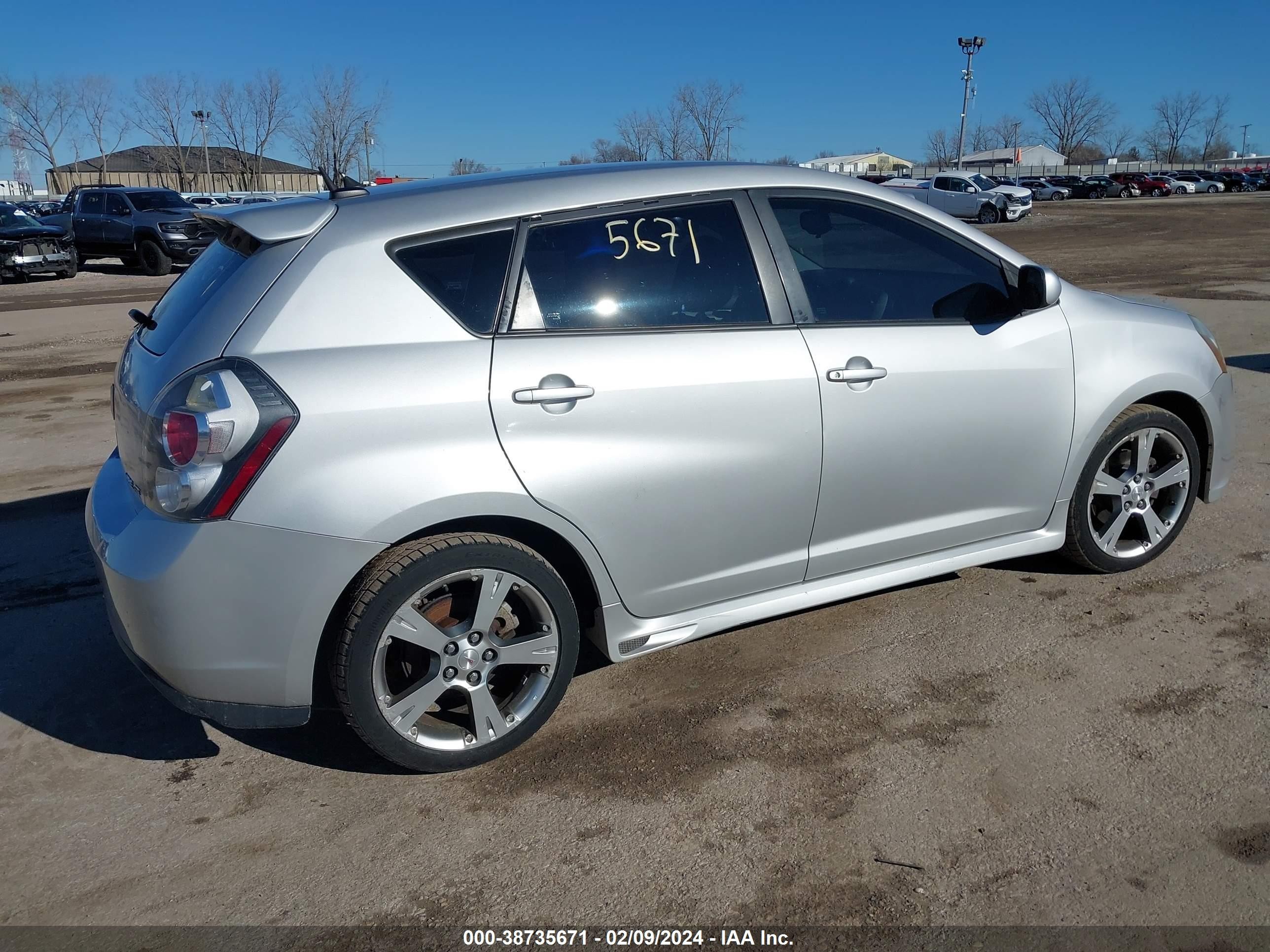 Photo 3 VIN: 5Y2SR670X9Z461853 - PONTIAC VIBE 