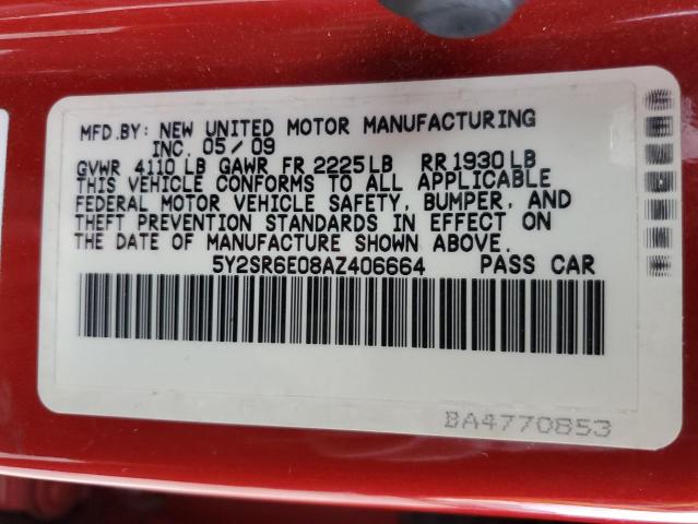 Photo 11 VIN: 5Y2SR6E08AZ406664 - PONTIAC VIBE GT 