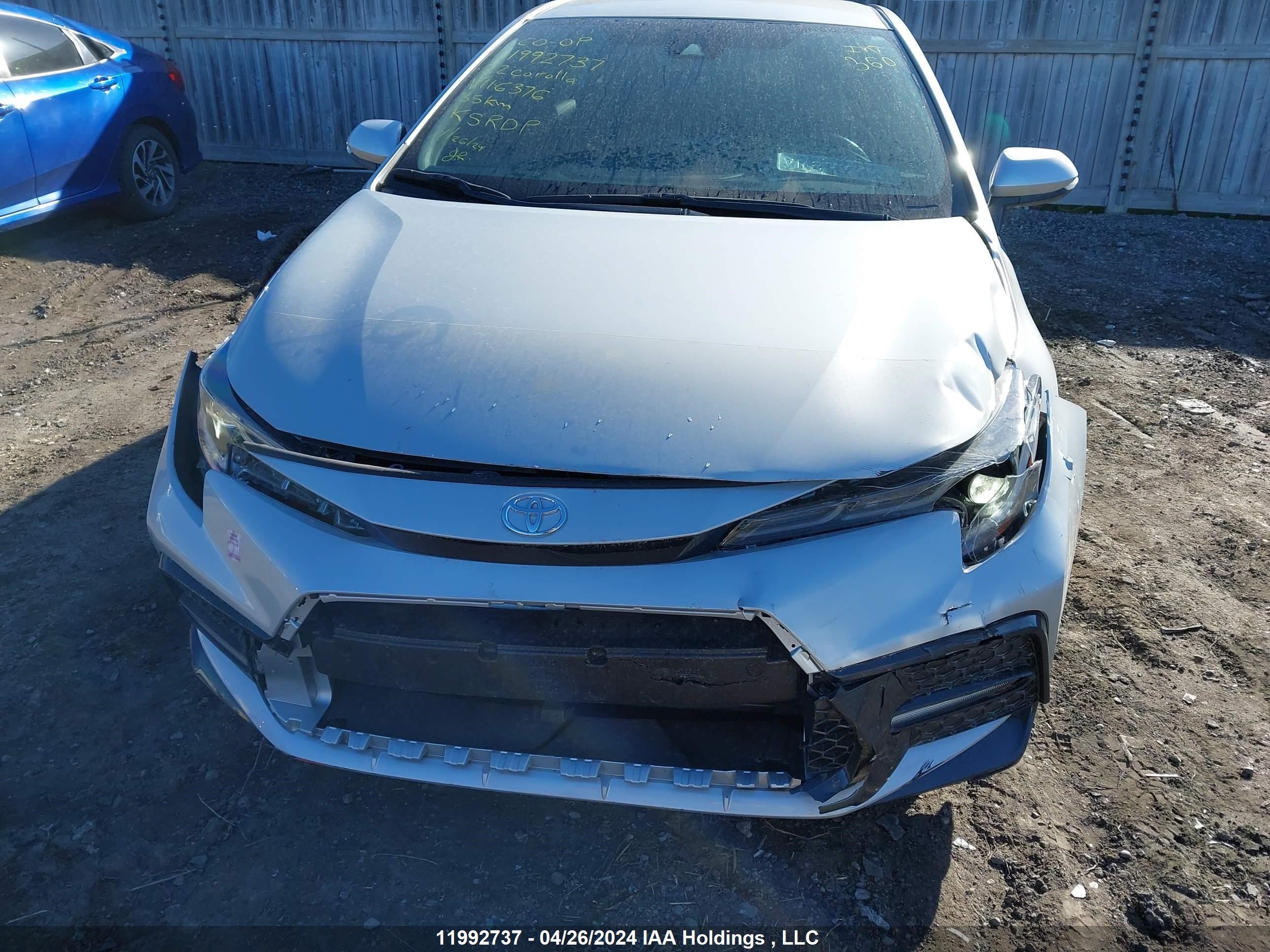 Photo 5 VIN: 5YFB4MBE6NP116376 - TOYOTA COROLLA 