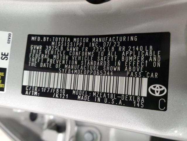 Photo 11 VIN: 5YFB4MDE0PP065344 - TOYOTA COROLLA 