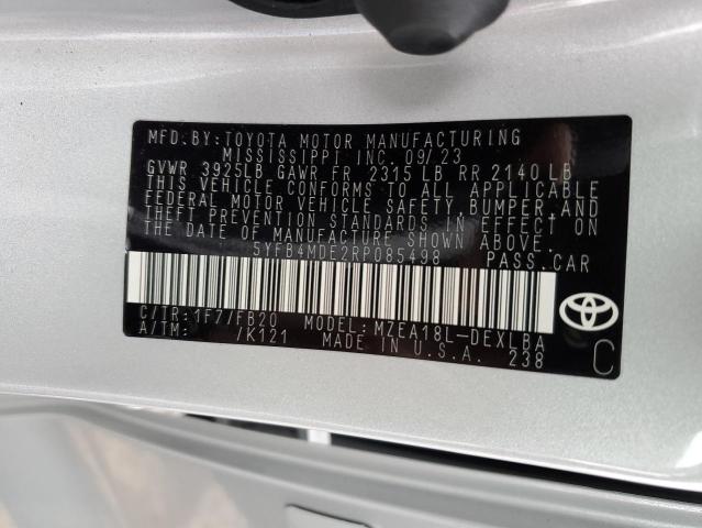 Photo 11 VIN: 5YFB4MDE2RP085498 - TOYOTA COROLLA 