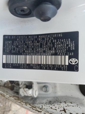 Photo 11 VIN: 5YFB4MDE5RP154460 - TOYOTA COROLLA LE 