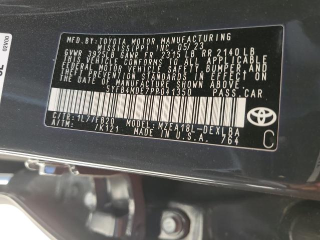 Photo 11 VIN: 5YFB4MDE7PP041350 - TOYOTA COROLLA LE 