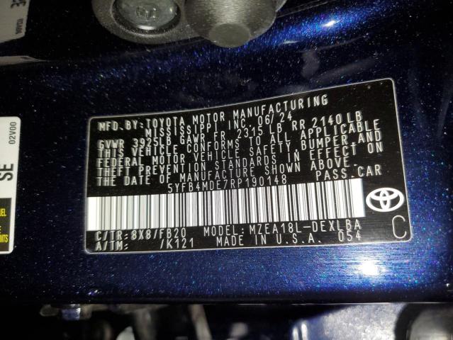 Photo 11 VIN: 5YFB4MDE7RP190148 - TOYOTA COROLLA LE 