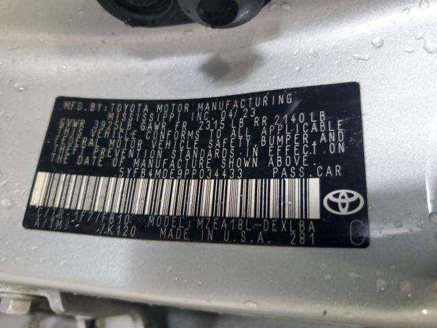 Photo 11 VIN: 5YFB4MDE9PP034433 - TOYOTA COROLLA LE 