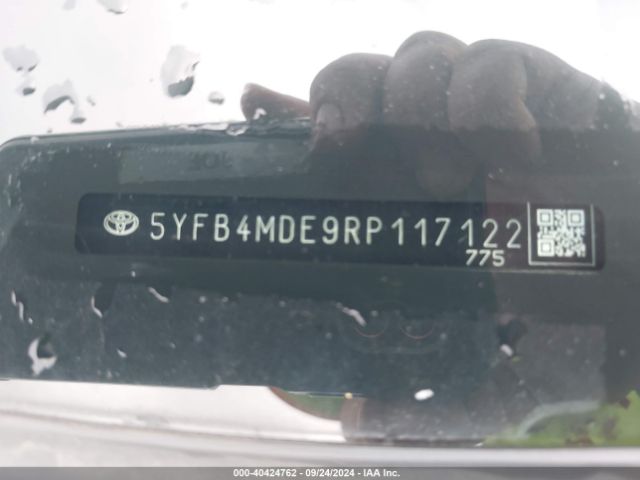 Photo 8 VIN: 5YFB4MDE9RP117122 - TOYOTA COROLLA 