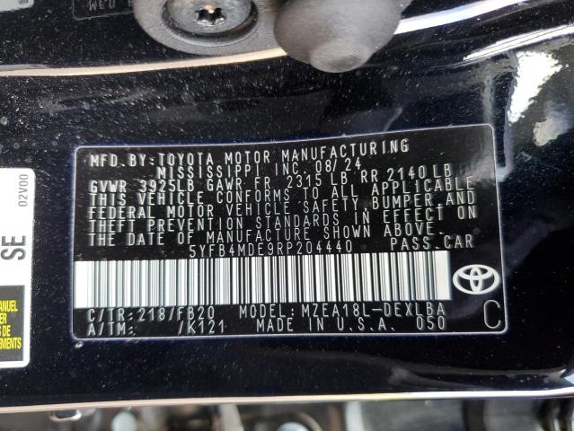 Photo 11 VIN: 5YFB4MDE9RP204440 - TOYOTA COROLLA LE 