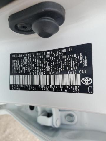 Photo 11 VIN: 5YFB4MDEXPP035395 - TOYOTA COROLLA 