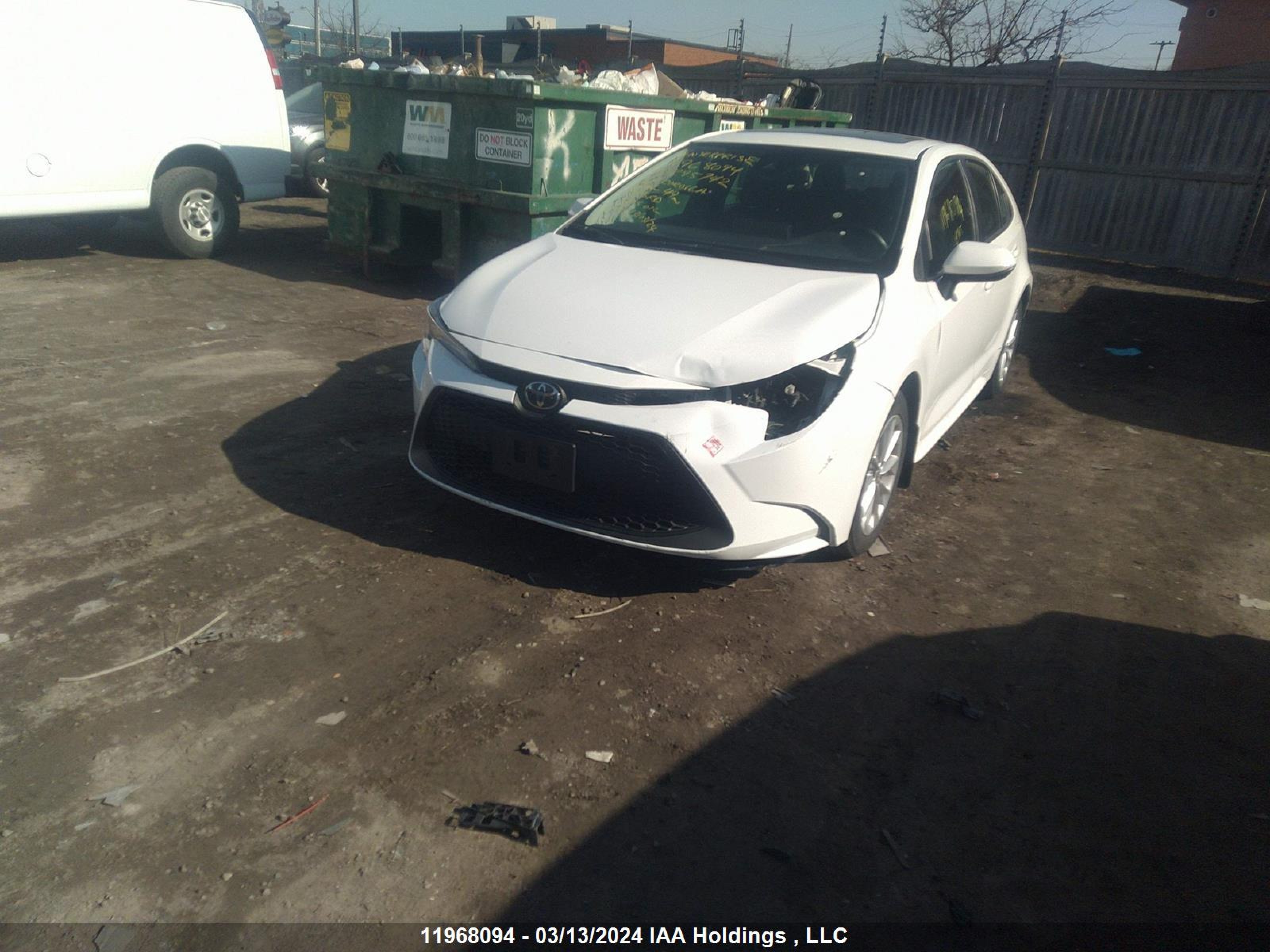 Photo 1 VIN: 5YFBPMBE1NP295742 - TOYOTA COROLLA 