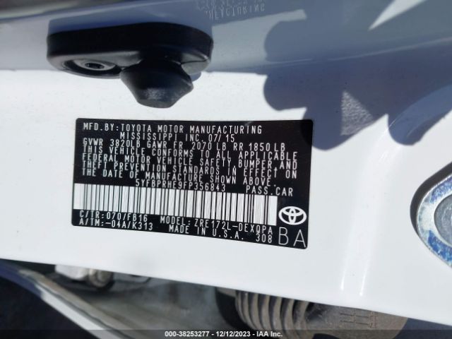 Photo 8 VIN: 5YFBPRHE9FP356843 - TOYOTA COROLLA 