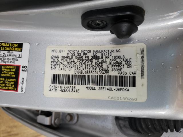 Photo 9 VIN: 5YFBU4EE0DP136455 - TOYOTA COROLLA BA 