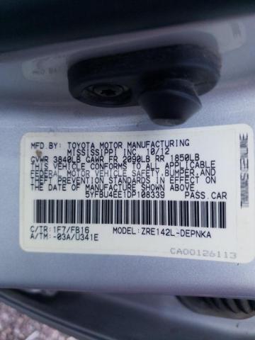 Photo 9 VIN: 5YFBU4EE1DP108339 - TOYOTA COROLLA BA 