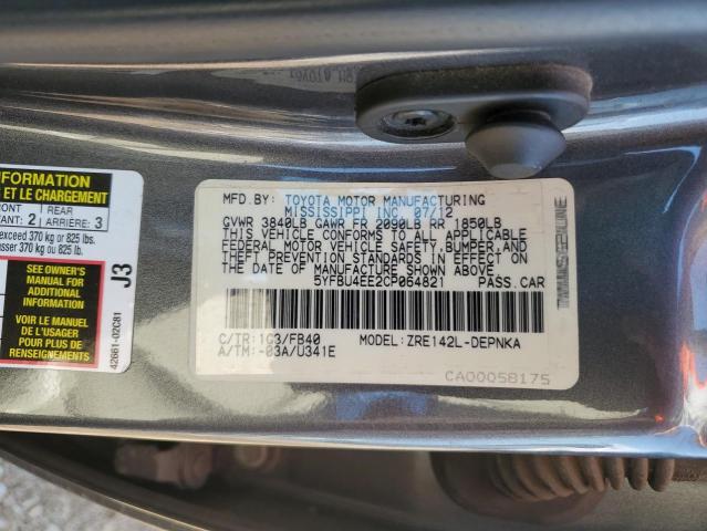 Photo 11 VIN: 5YFBU4EE2CP064821 - TOYOTA COROLLA BA 