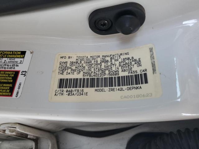 Photo 11 VIN: 5YFBU4EE2DP156609 - TOYOTA COROLLA 