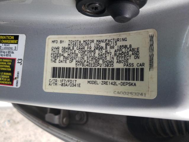 Photo 9 VIN: 5YFBU4EE2DP213035 - TOYOTA COROLLA BA 