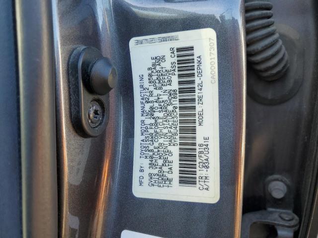 Photo 11 VIN: 5YFBU4EE3CP011898 - TOYOTA COROLLA BA 