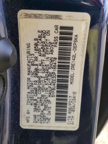 Photo 12 VIN: 5YFBU4EE3DP166470 - TOYOTA COROLLA BA 