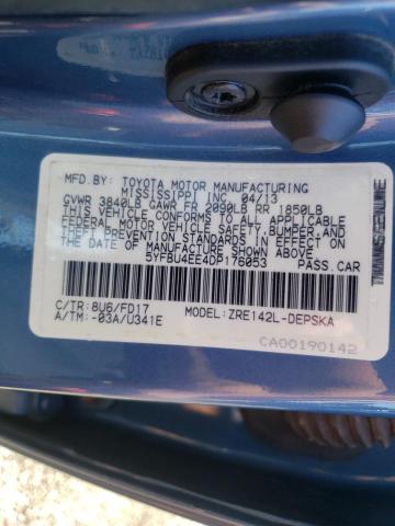 Photo 9 VIN: 5YFBU4EE4DP176053 - TOYOTA COROLLA BA 