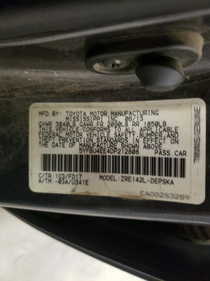 Photo 11 VIN: 5YFBU4EE4DP212808 - TOYOTA COROLLA 