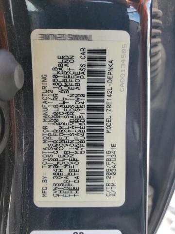 Photo 11 VIN: 5YFBU4EE5DP115410 - TOYOTA COROLLA BA 