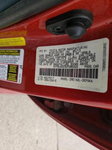 Photo 11 VIN: 5YFBU4EE5DP205222 - TOYOTA COROLLA BA 