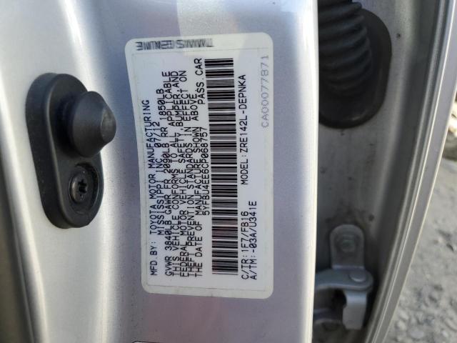 Photo 11 VIN: 5YFBU4EE6CP068757 - TOYOTA COROLLA BA 