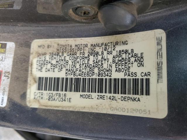 Photo 9 VIN: 5YFBU4EE6DP109342 - TOYOTA COROLLA BA 