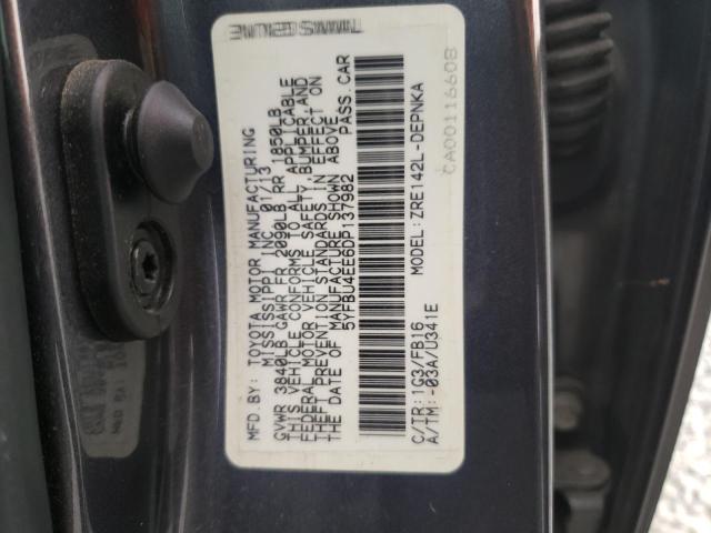 Photo 11 VIN: 5YFBU4EE6DP137982 - TOYOTA COROLLA BA 