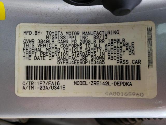 Photo 9 VIN: 5YFBU4EE6DP153485 - TOYOTA COROLLA BA 