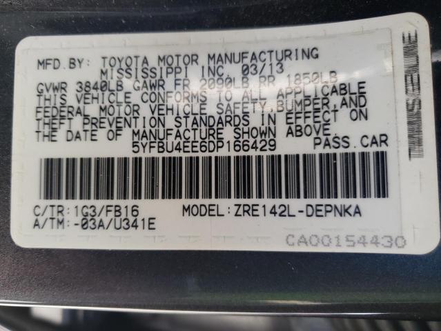 Photo 9 VIN: 5YFBU4EE6DP166429 - TOYOTA COROLLA BA 