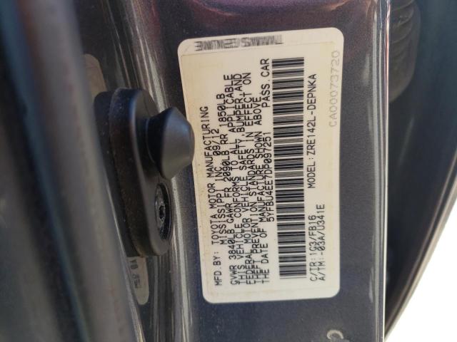 Photo 11 VIN: 5YFBU4EE7DP097251 - TOYOTA COROLLA BA 