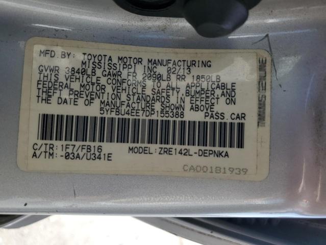 Photo 11 VIN: 5YFBU4EE7DP155388 - TOYOTA COROLLA BA 