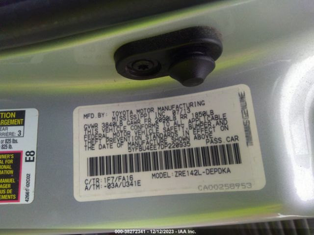 Photo 8 VIN: 5YFBU4EE7DP220935 - TOYOTA COROLLA 