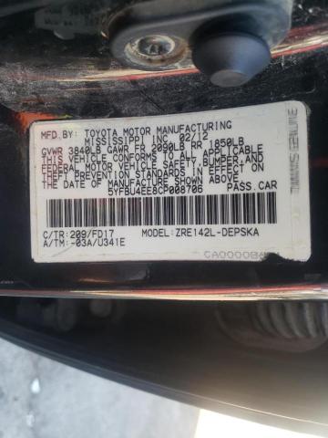 Photo 9 VIN: 5YFBU4EE8CP008706 - TOYOTA COROLLA BA 