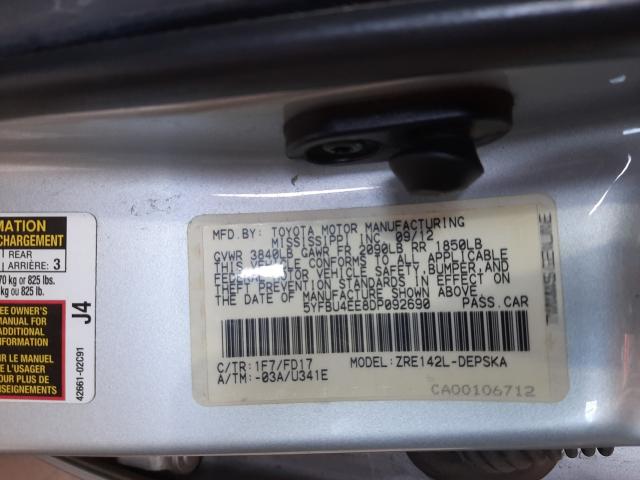 Photo 9 VIN: 5YFBU4EE8DP092690 - TOYOTA COROLLA BA 