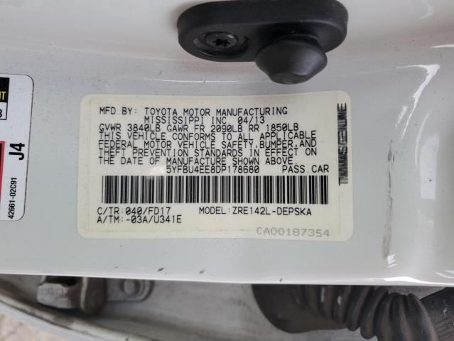 Photo 11 VIN: 5YFBU4EE8DP178680 - TOYOTA COROLLA 